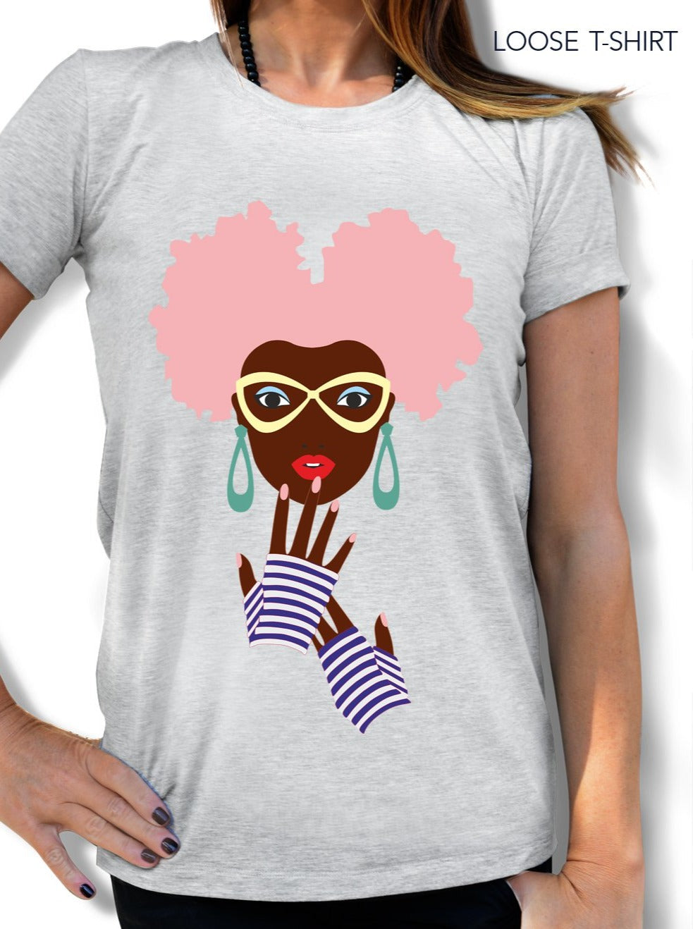 African women Painted t-shirt