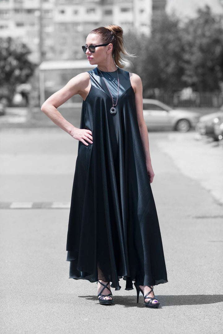 Black Summer Evening Dress