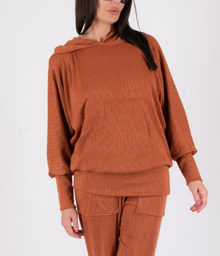 Brown Knitted Set