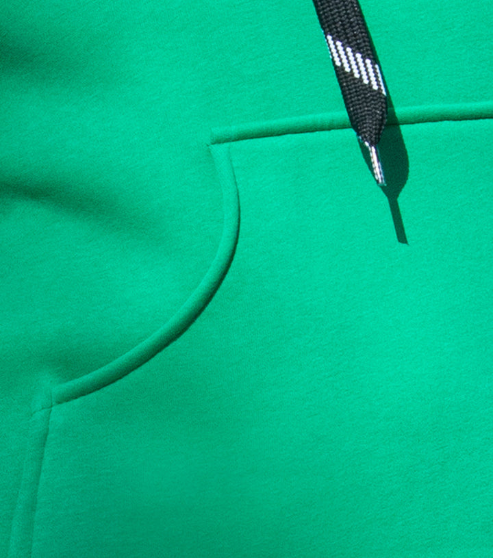 Green Hooded Sports Jacket
