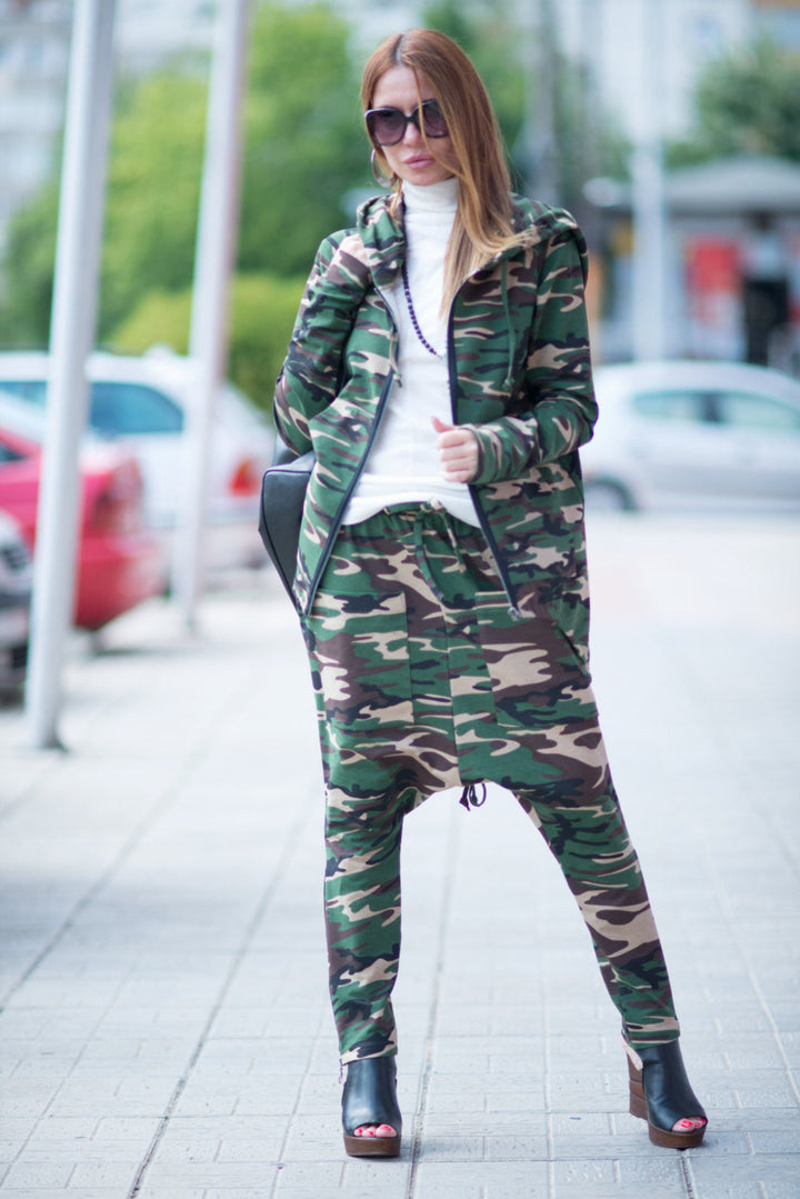 Camouflage Urban Style Hooded set