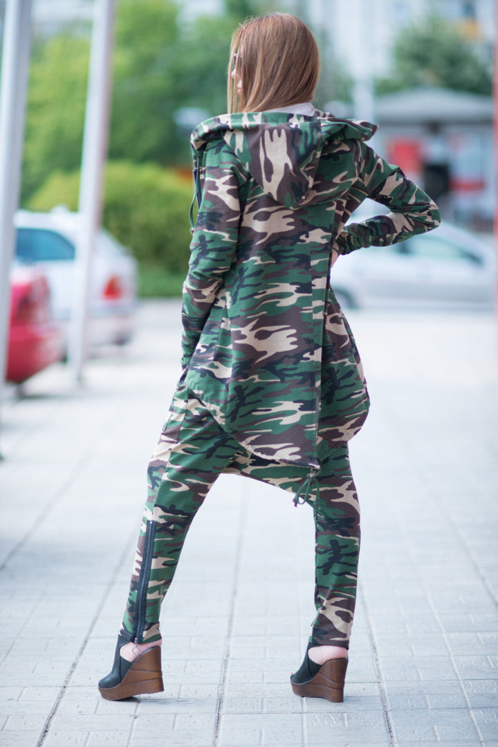 Camouflage Urban Style Hooded set