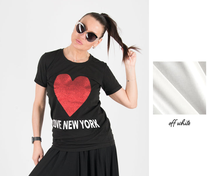 Black tshirt Love New York