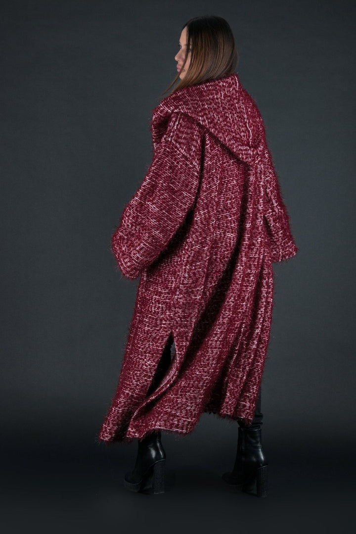 Winter Red Knitting Vest