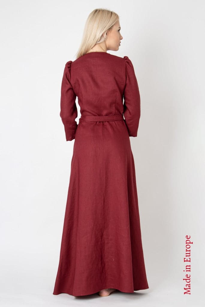 Romantic Linen Long Dress Fc1117