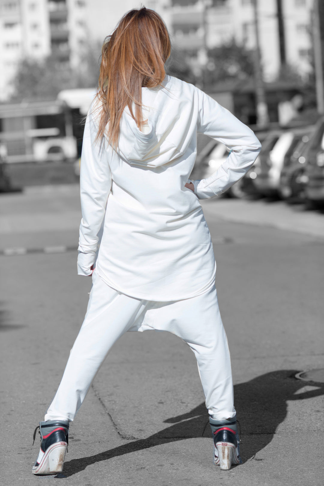 White Two pieces Sport Tracksuit